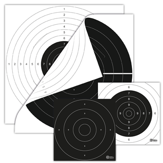 Zielscheiben *Standard Target*/26x26 cm/Schießscheibenkarton 200 g/m²