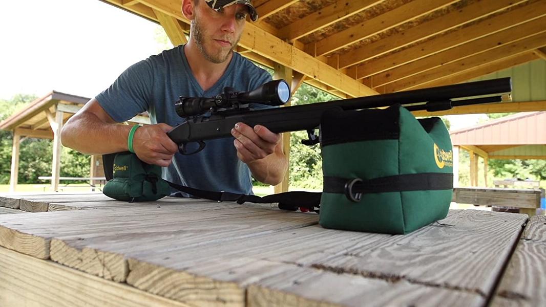 Caldwell Deadshot Filled Rear Shooting Bag – Water Resistant 600 Denier, Versatile Gun Support