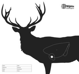 Zielscheibe Hirsch